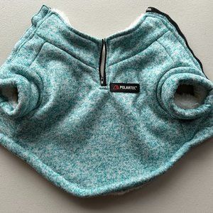 Dog winter jacket, teal, size XS